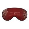 Sleep Mask with Sparkling Gold Snowflakes, Adjustable Eye Cover for Sleeping, Travel, Men and Women view 1