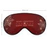 Sleep Mask with Sparkling Gold Snowflakes, Adjustable Eye Cover for Sleeping, Travel, Men and Women view 2