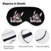 Sleep Mask with Funny French Bulldog Smile, Adjustable Strap view 3