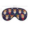 Christmas Corgi Sleep Mask with Adjustable Strap view 2