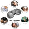 African Elephant Sleep Mask, Adjustable Eye Cover for Men and Women view 4