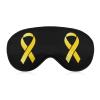 Yellow RibbonHIV Sleep Mask with Adjustable Strap for Men and Women view 1