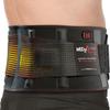 MEDiBrace Lower Back Support Belt with Stays, Double Pull Straps & Far-Infrared Heat Pad view 1