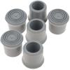 KOMEYA Rubber End Caps, 6-Pack, 22/25 mm, for Trekking Poles, Crutches, Canes, Chairs and Tables view 1