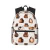 Checkered Racing Flag Print Backpack for Guinea Pigs, One Size view 1
