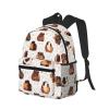 Checkered Racing Flag Print Backpack for Guinea Pigs, One Size view 2