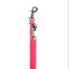 Biothane Double Dog Leash, Adjustable, 2–5 m, Silver Hook, 9/13/16 mm (2.8 m x 16 mm, Pink) view 3