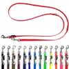 Biothane Double Dog Leash, Adjustable, 2 m / 2.4 m / 2.8 m / 3.5 m / 5 m, Silver Hook, 9 mm / 13 mm / 16 mm (2.8 m x 16 mm, Red) view 1