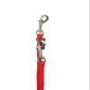 Biothane Double Dog Leash, Adjustable, 2 m / 2.4 m / 2.8 m / 3.5 m / 5 m, Silver Hook, 9 mm / 13 mm / 16 mm (2.8 m x 16 mm, Red) view 3