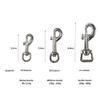 Biothane Double Dog Leash, Adjustable, 2 m / 2.4 m / 2.8 m / 3.5 m / 5 m, Silver Hook, 9 mm / 13 mm / 16 mm (2.8 m x 16 mm, Red) view 4