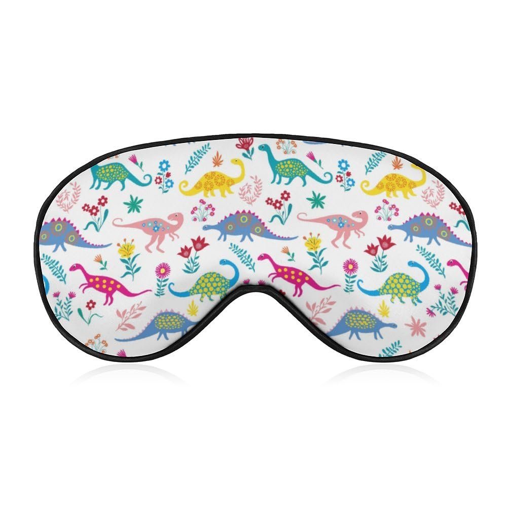 Cute Dinosaur Sleep Mask for Adults and Children