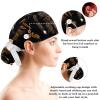 HOHODIY Halloween Scarecrow Work Cap with Buttons, Bow Hair Tie and Ribbon Tie for Women with Long Hair view 3