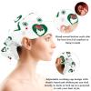 HOHODIY Merry Christmas Breathable Work Cap with Buttons, Bow, and Hair Tie view 3