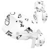 HOHODIY Merry Christmas Work Cap with Hair Tie and Bow for Women with Long Hair view 1