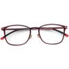 OnSaya Blue-Light-Blocking Reading Glasses, UV Protection, Lightweight, Red, +2.5 view 1
