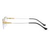 OnSaya Progressive Multifocal Computer Reading Glasses, Metal Half-Frame, Gold, 3 view 3