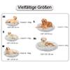 XIEMINLE Round Donut Dog Bed, Plush Washable Pet Bed, 150 cm view 3