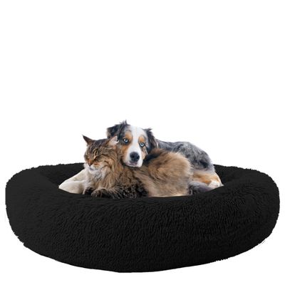 NENIUX Round Donut Pet Bed for Dogs and Cats, Washable, 100 cm
