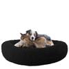 NENIUX Round Donut Pet Bed for Dogs and Cats, Washable, 100 cm view 1