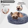 NENIUX Round Donut Pet Bed for Dogs and Cats, Washable, 100 cm view 3