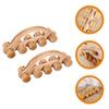 Shin Rollers, 2-Pack, Khaki, Portable view 2