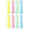 Toyvian 8-Piece Baby Hair Comb Set with Gentle Scalp Massage, Blue, Green, Yellow and Pink view 1