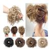 Fluffy Messy Curly Bun Hairpiece with Elastic Band view 1