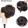 Fluffy Messy Curly Bun Hairpiece with Elastic Band view 2