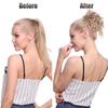 Fluffy Messy Curly Bun Hairpiece with Elastic Band view 3