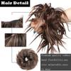 Fluffy Messy Curly Bun Hairpiece with Elastic Band view 4