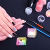 FRCOLOR 4-Piece Colorful Crystal Monomer Cleaning Cups for Nail Brushes view 4