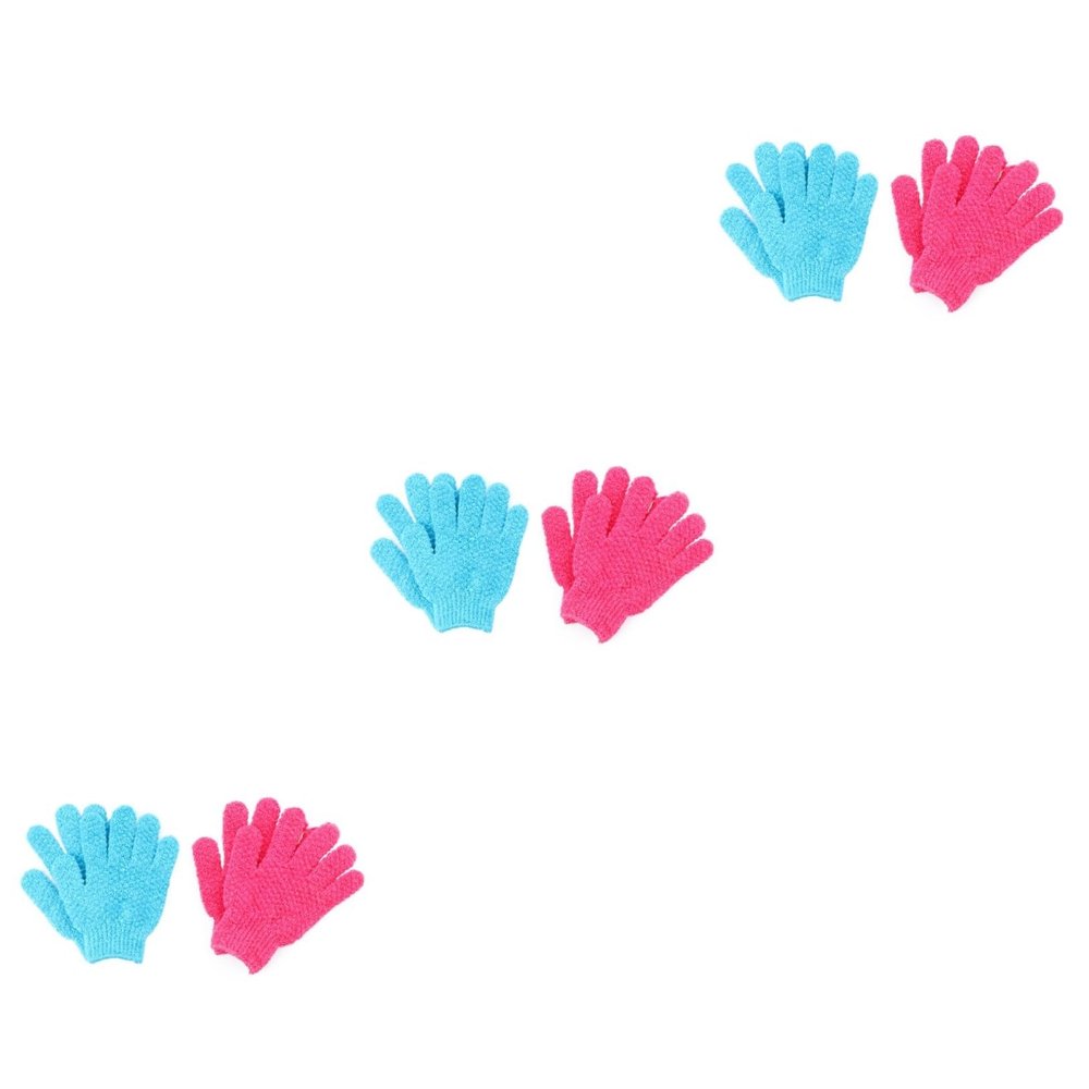 FRCOLOR 12-Piece Exfoliating Bath Gloves, Body and Back Scrubbers