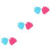 FRCOLOR 12-Piece Exfoliating Bath Gloves, Body and Back Scrubbers view 1