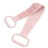 Silicone Back Scrubber with Long Exfoliating Strip and Two Hand Rings view 1
