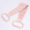 Silicone Back Scrubber with Long Exfoliating Strip and Two Hand Rings view 3
