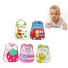 Toyvian EVA Bibs for Babies, 5 Pieces with Cartoon Designs view 3