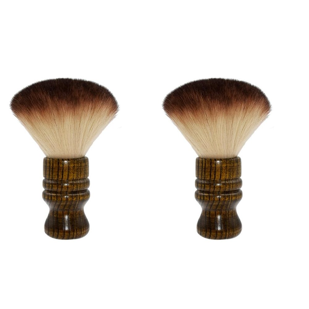 FOMIYES 2-Piece Hair Care Brush Set with Soft Bristles for Hair Removal in Salons and at Home