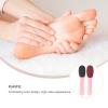 2-Piece Double-Sided Foot Care Tool Set, Pink Plastic view 2
