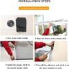 Pet Screen Door with Zipper, 95 x 205 cm, Reinforced Cat Screen Door view 3