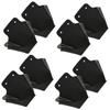 BESPORTBLE 8-Piece Leather Skate Toe Protectors, Abrasion-Resistant Covers for Small Roller Skates view 1