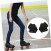 BESPORTBLE 8-Piece Leather Skate Toe Protectors, Abrasion-Resistant Covers for Small Roller Skates view 4