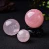 AtkitS Natural Rose Quartz Crystal Sphere, Energy Stone, Home Decor, Reiki (40–50 mm) view 3