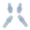 5 Sets of 2 Pairs Reusable Silicone Earplugs for Air Travel, Sleep and Noise Reduction, Blue, 2.8 x 1.2 cm view 3