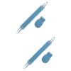 Cabilock 4-Piece Back Scrubber Set, Blue Exfoliating Towels and Gloves view 1