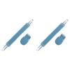 Cabilock 4-Piece Back Scrubber Set, Blue Exfoliating Towels and Gloves view 3