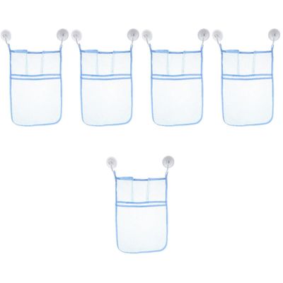 Alipis 5-Piece Hanging Mesh Shower Organizer