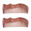 Beavorty 2-Pack Cat-Pattern Sandalwood Hair Combs for Women view 1
