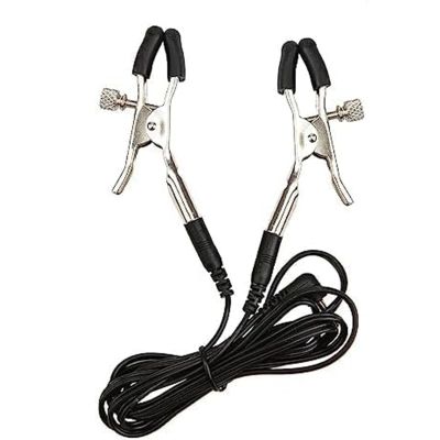 Stainless Steel Nipple Clamps with Electrical Stimulation