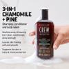 AMERICAN CREW 3-in-1 Chamomile & Pine Shampoo, Conditioner & Body Wash, 1000 mL view 3