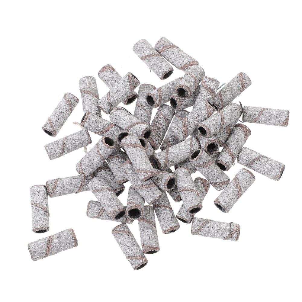 50 Nail Drill Sanding Bands, 3.1 mm, Tungsten Steel